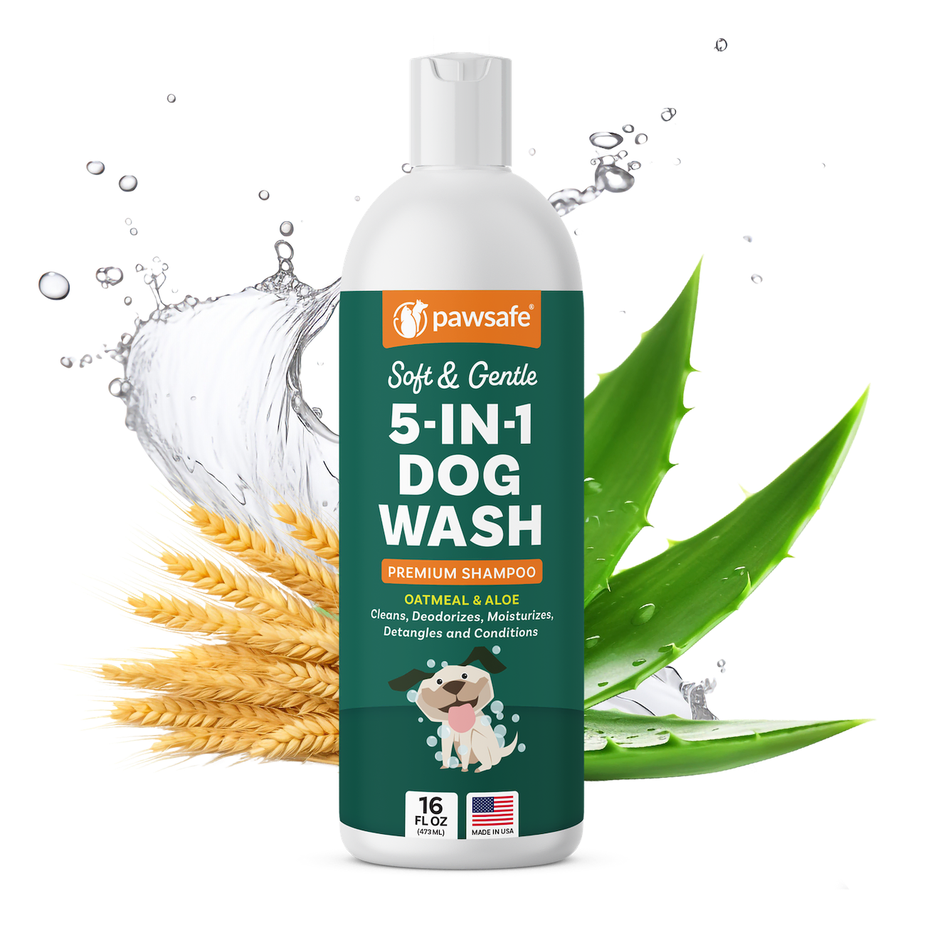 Shampoo fashion for dog hair loss