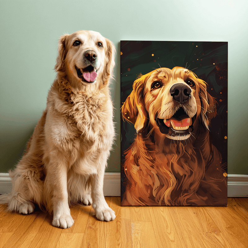 Gravity Style - Canvas Pet Portrait