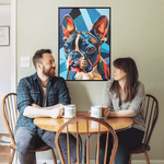 Cubism Style -  Pet Memorial Portrait