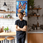 Cubism Style -  Pet Memorial Portrait