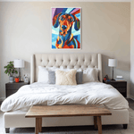 Cubism Style -  Pet Memorial Portrait