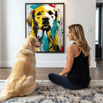 Abstract Style - Canvas Pet Portrait