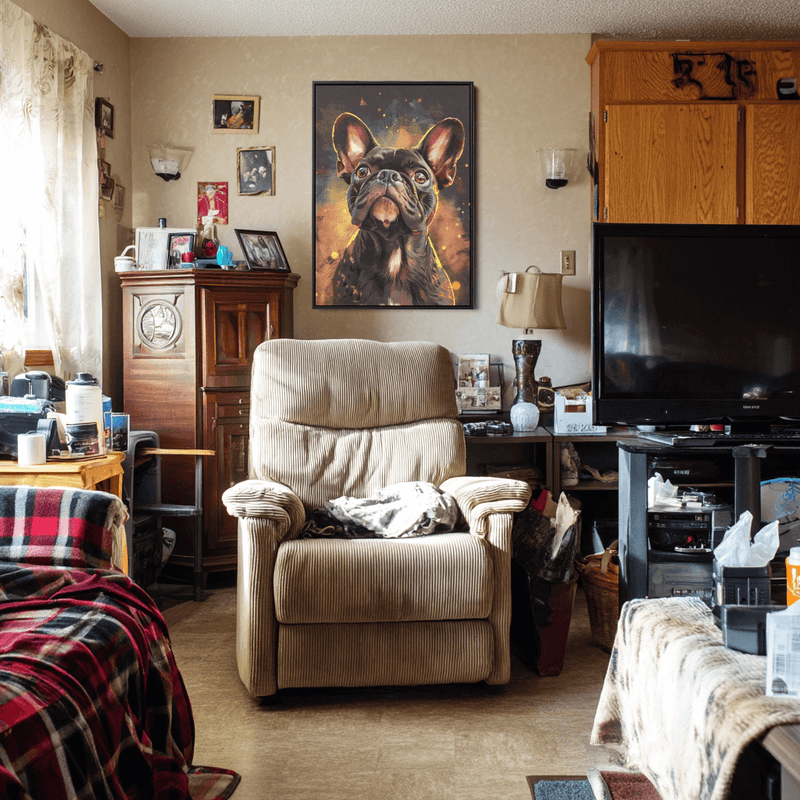 Gravity Style - Dog Memorial Gift Portrait