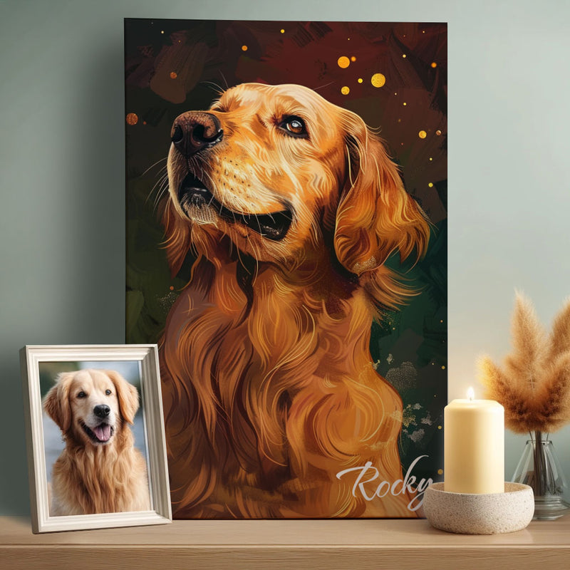 Gravity Style - Pet Memorial Portrait