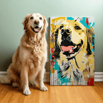 Abstract Style - Canvas Pet Portrait