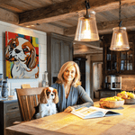 Picasso Style -  Dog Portrait