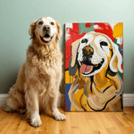 Picasso Style -  Dog Portrait