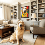 Picasso Style -  Dog Portrait