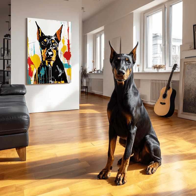 Abstract Style - Pet Canvas