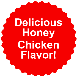 Delicious honey chicken flavor