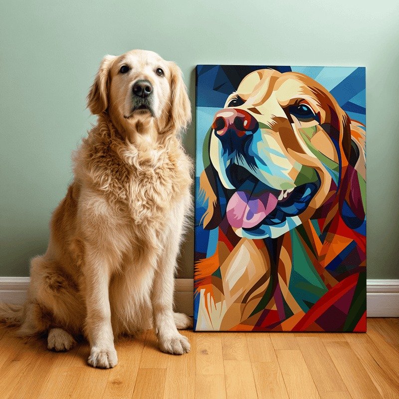 Turn Your Pet's Photo Into Canvas Art