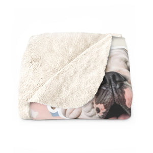 Rainbows & Hearts Custom Pet Photo Blanket