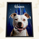 Fairytale Castle Cartoon Custom Pet Portrait