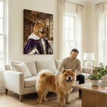 The Monarch - Dog King Portrait