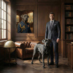 The Veteran - Dog Military Portrait