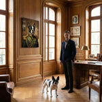 The Officer - Dog Military Portrait