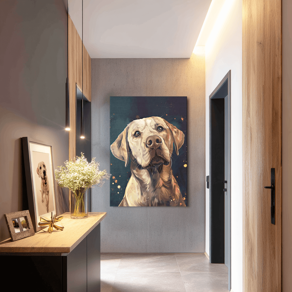 Gravity Style - Dog Memorial Canvas Frame