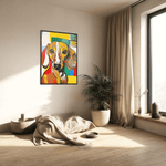 Picasso Style -  Memory Dog Gift Canvas