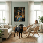 The Lieutenant - Dog Military Portrait