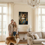 The Lieutenant - Dog Military Portrait