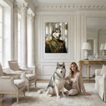 The Officer - Dog Military Portrait