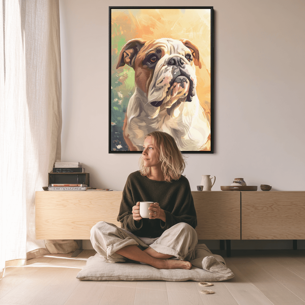 Whimsical Style - Pet Memorial Portrait
