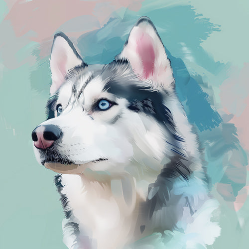 Painterly Custom Pet Portrait