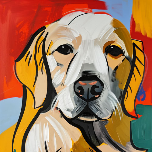 Picasso Custom Pet Portrait