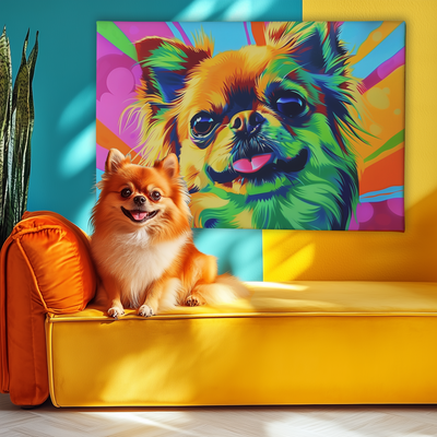 Pop Art Custom Pet Portrait