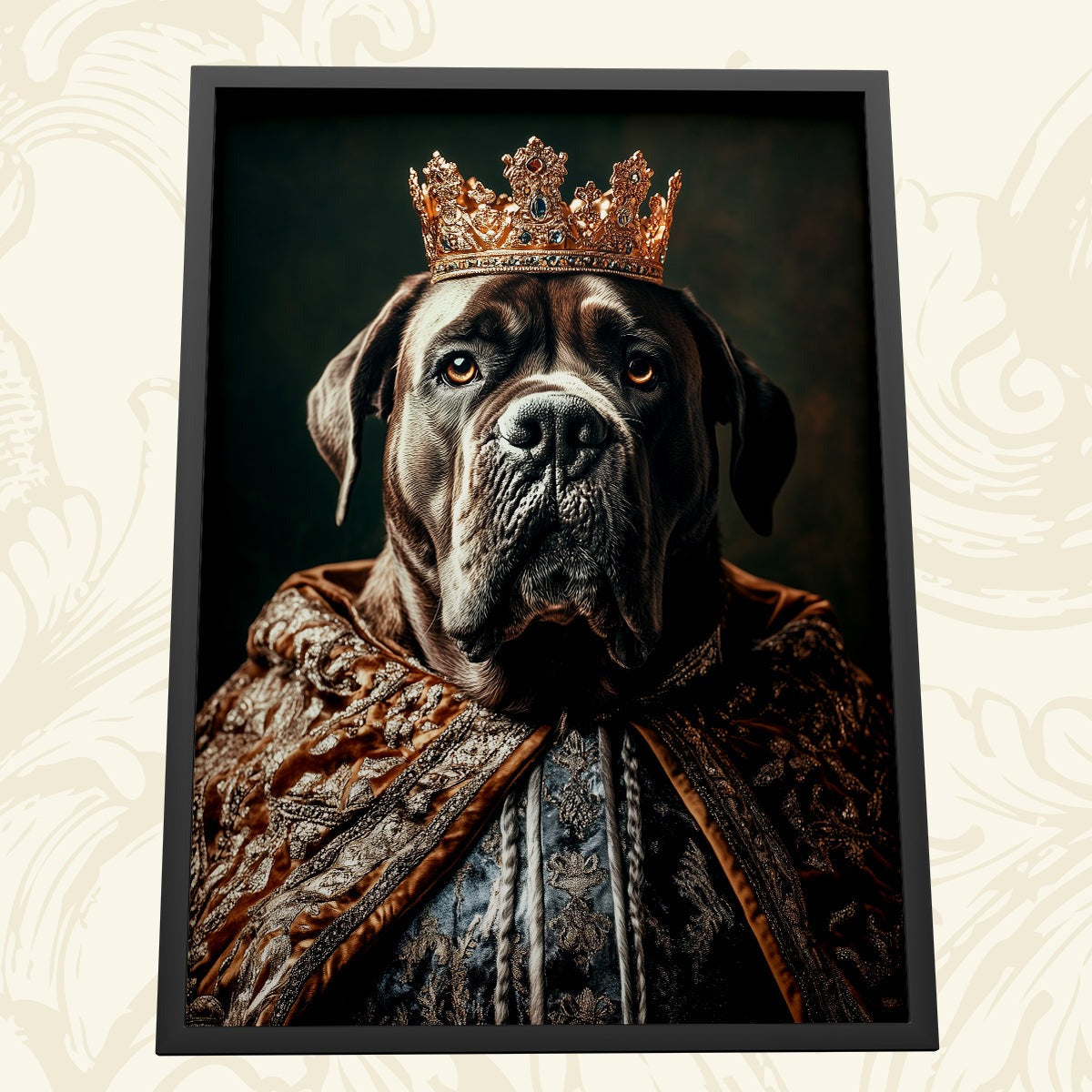 The Princess Renaissance Pet Portrait