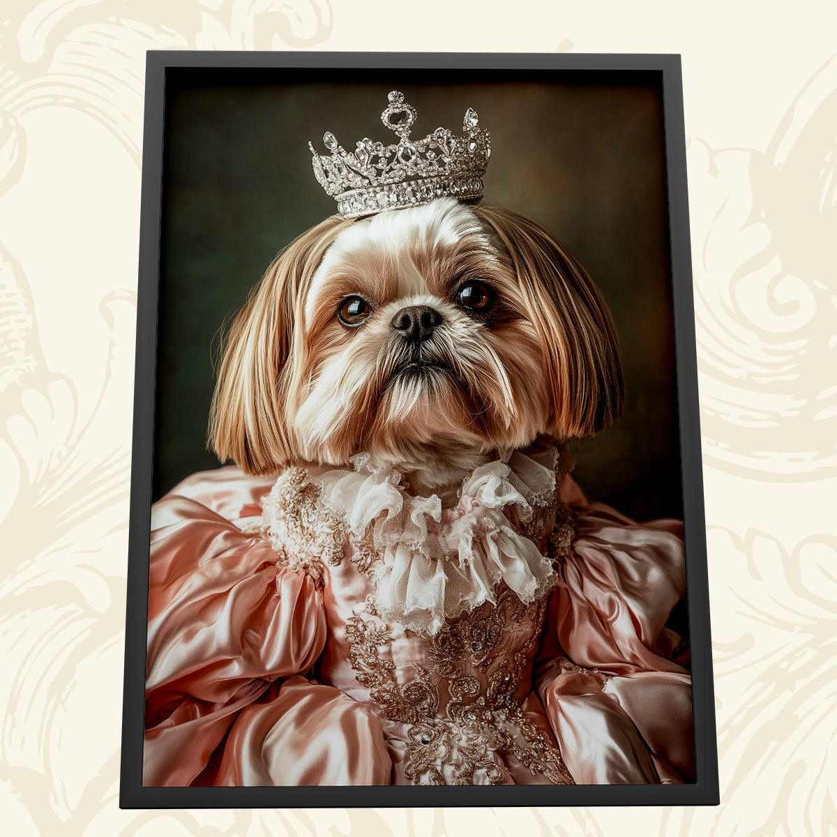 The Princess Renaissance Pet Portrait