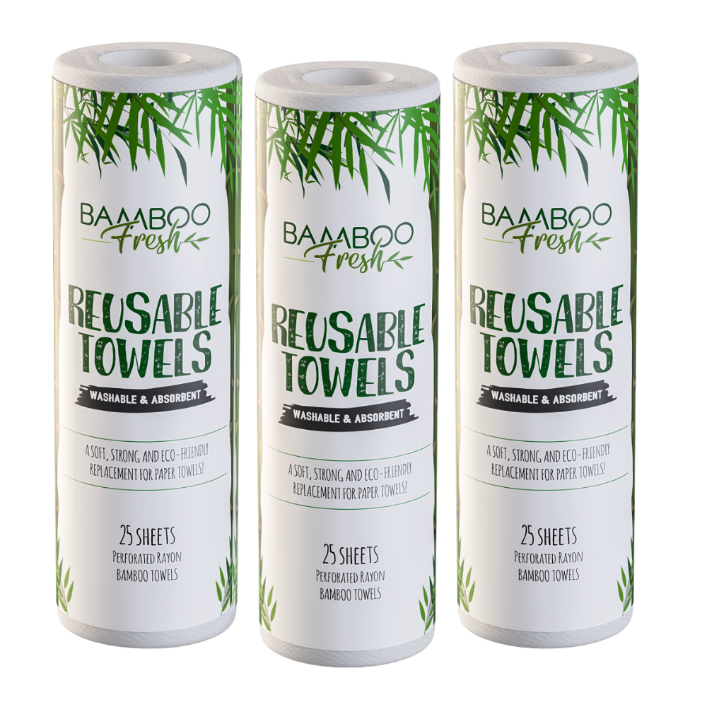 Reusable Bamboo Towels
